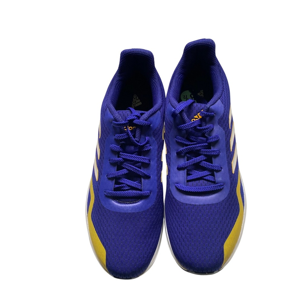 Adidas Mens Purple Yellow Running Shoes Sneakers GA0909 8.5 NWOB - Picture 5 of 8